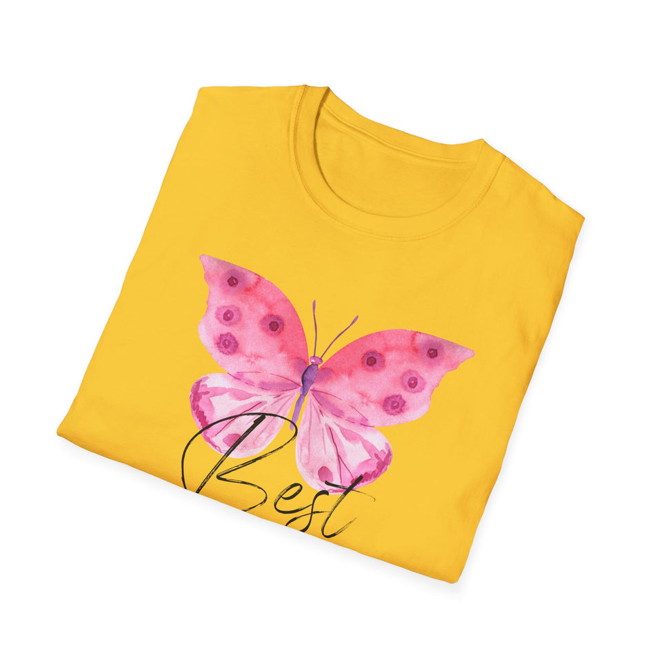 Best Daughter Butterfly Unisex Softstyle T-Shirt