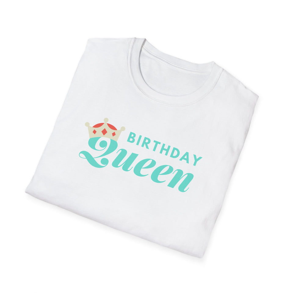 Birthday Queen Unisex Softstyle T-Shirt - Celebrate in Style!