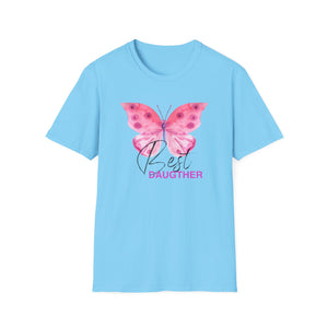 Best Daughter Butterfly Unisex Softstyle T-Shirt