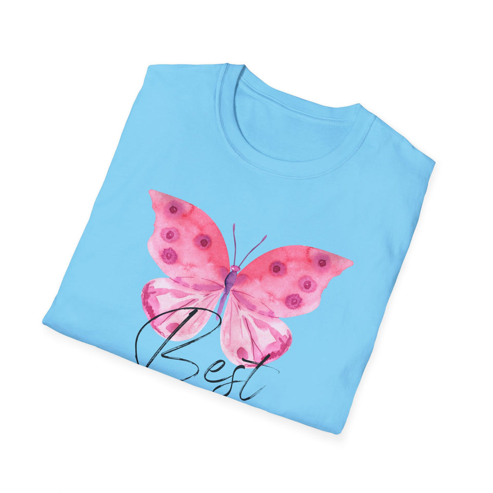 Best Daughter Butterfly Unisex Softstyle T-Shirt