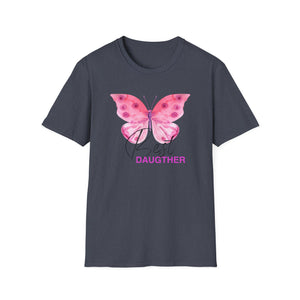 Best Daughter Butterfly Unisex Softstyle T-Shirt