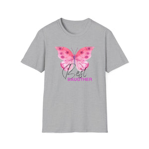 Best Daughter Butterfly Unisex Softstyle T-Shirt