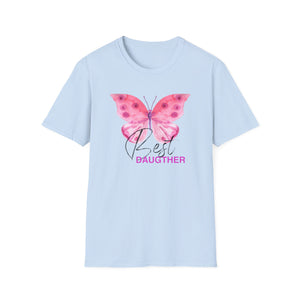 Best Daughter Butterfly Unisex Softstyle T-Shirt