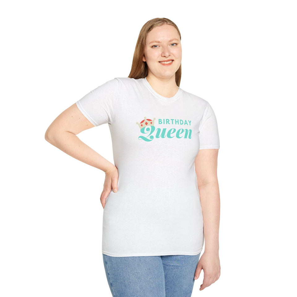 Birthday Queen Unisex Softstyle T-Shirt - Celebrate in Style!