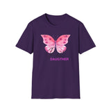 Best Daughter Butterfly Unisex Softstyle T-Shirt