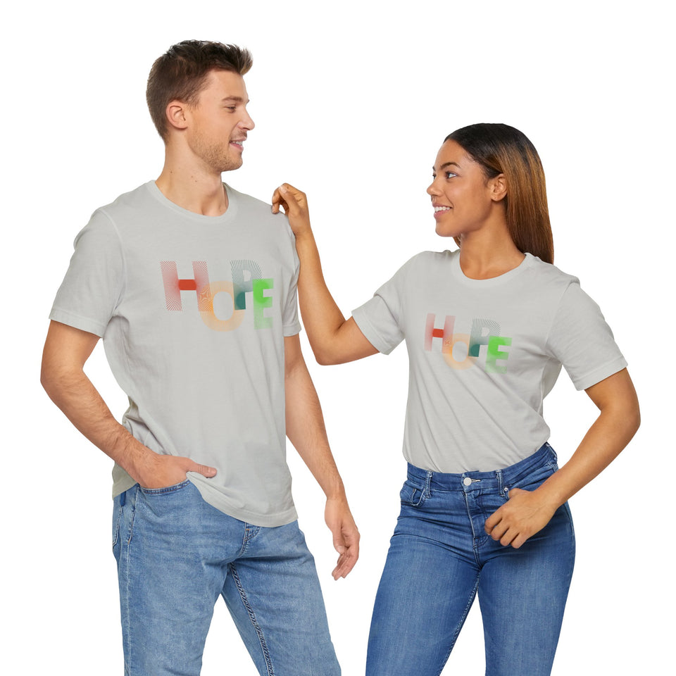 Unisex Hope Graphic Tee - Positive Vibes T-Shirt