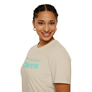 Birthday Queen Unisex Softstyle T-Shirt - Celebrate in Style!