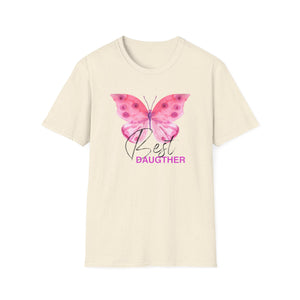 Best Daughter Butterfly Unisex Softstyle T-Shirt