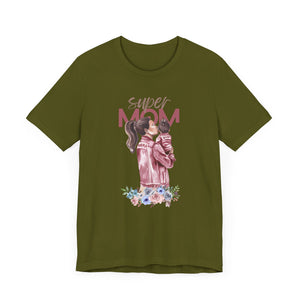 Super Mom Unisex Short Sleeve Tee - Ideal Gift for Mother's Day & Everyday Wear