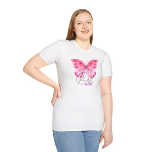 Best Mom Butterfly T-Shirt - Unisex Softstyle Tee for Mother's Day