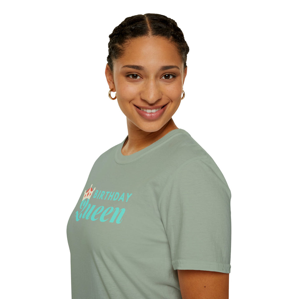 Birthday Queen Unisex Softstyle T-Shirt - Celebrate in Style!