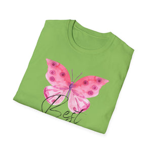 Best Daughter Butterfly Unisex Softstyle T-Shirt