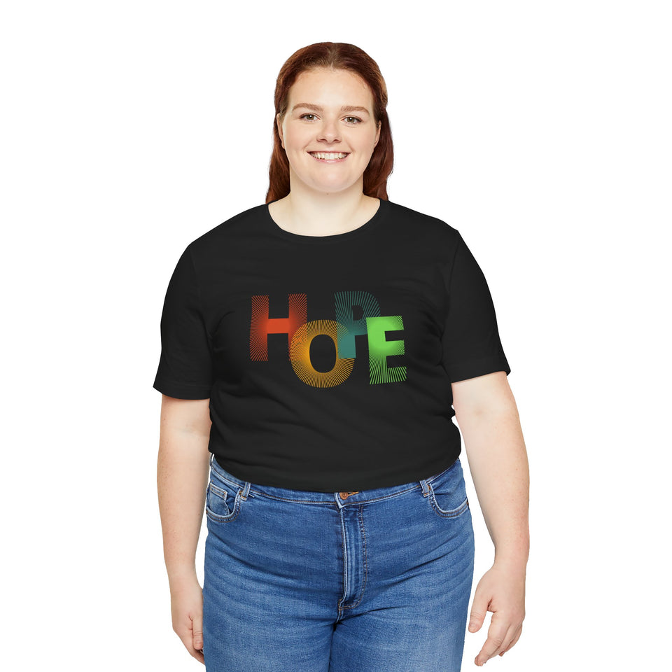 Unisex Hope Graphic Tee - Positive Vibes T-Shirt