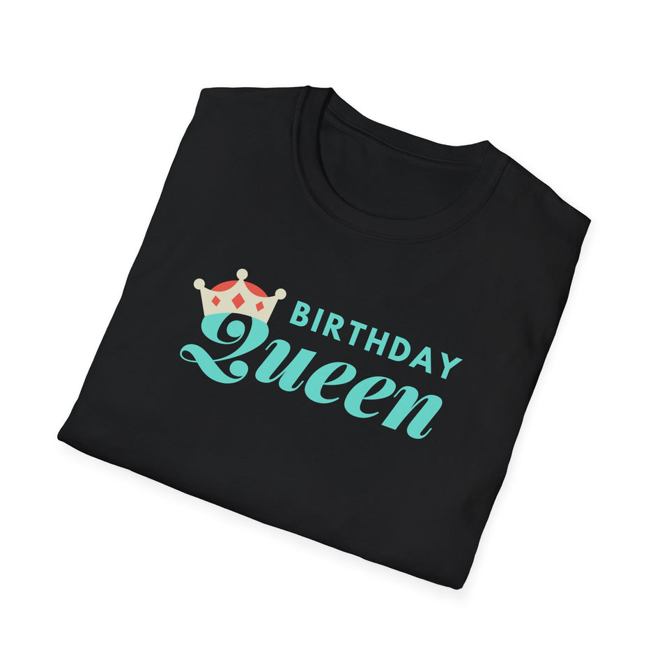 Birthday Queen Unisex Softstyle T-Shirt - Celebrate in Style!