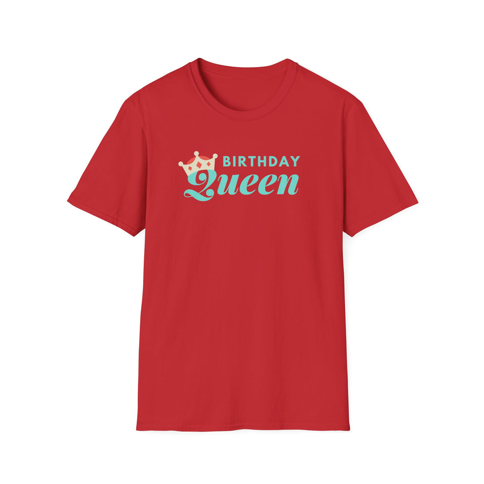 Birthday Queen Unisex Softstyle T-Shirt - Celebrate in Style!