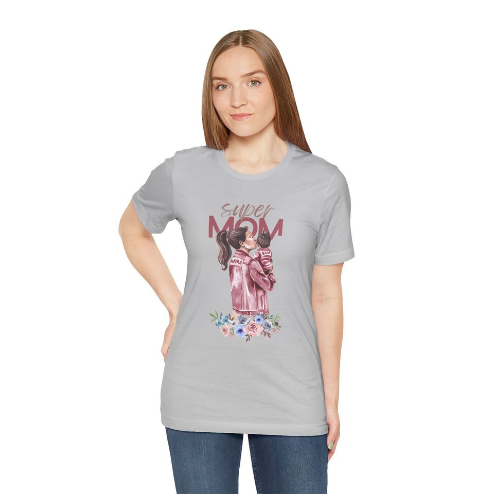 Super Mom Unisex Short Sleeve Tee - Ideal Gift for Mother's Day & Everyday Wear