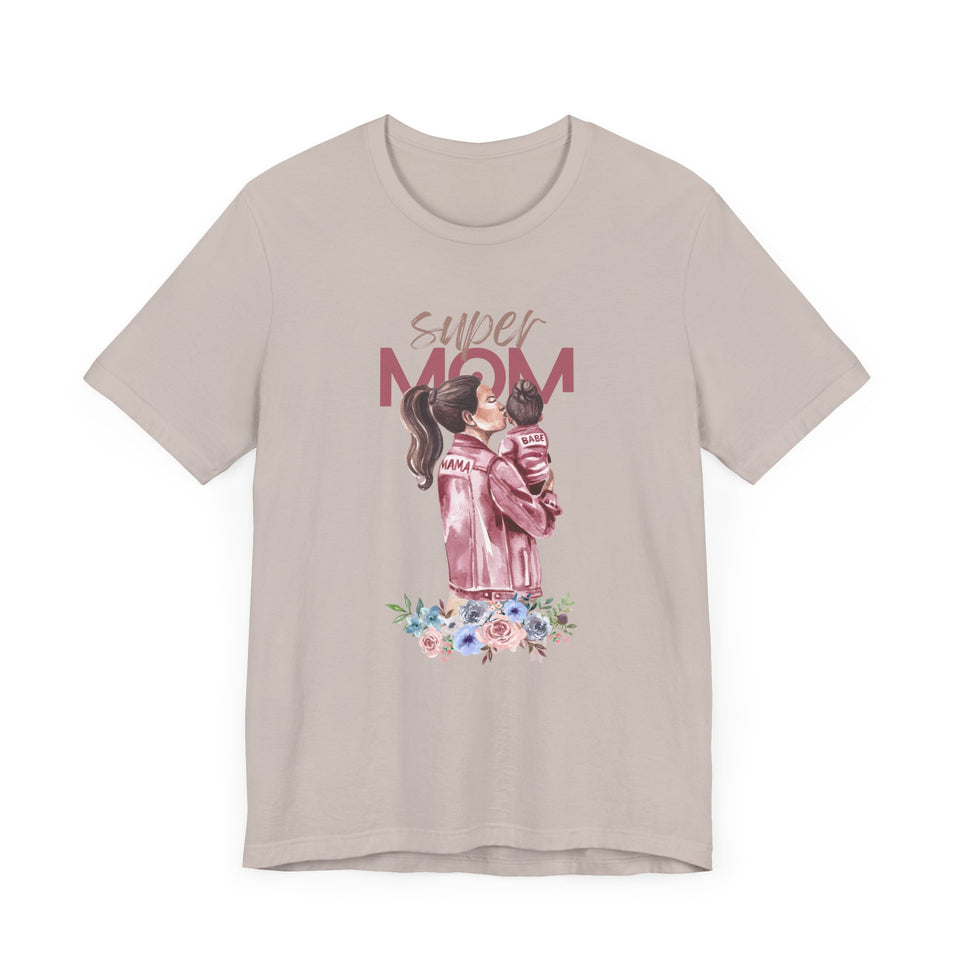 Super Mom Unisex Short Sleeve Tee - Ideal Gift for Mother's Day & Everyday Wear