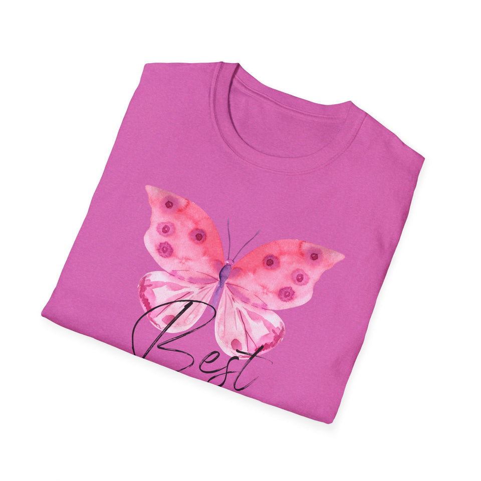 Best Daughter Butterfly Unisex Softstyle T-Shirt