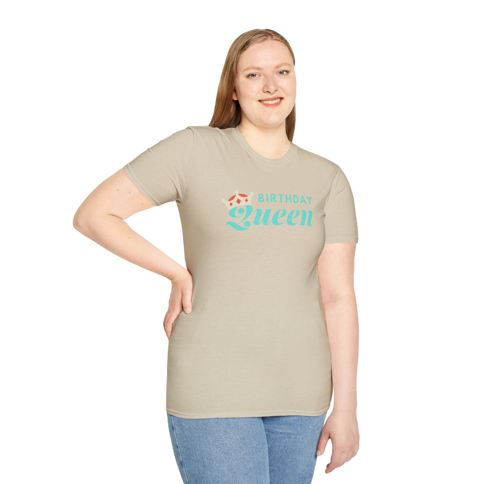 Birthday Queen Unisex Softstyle T-Shirt - Celebrate in Style!