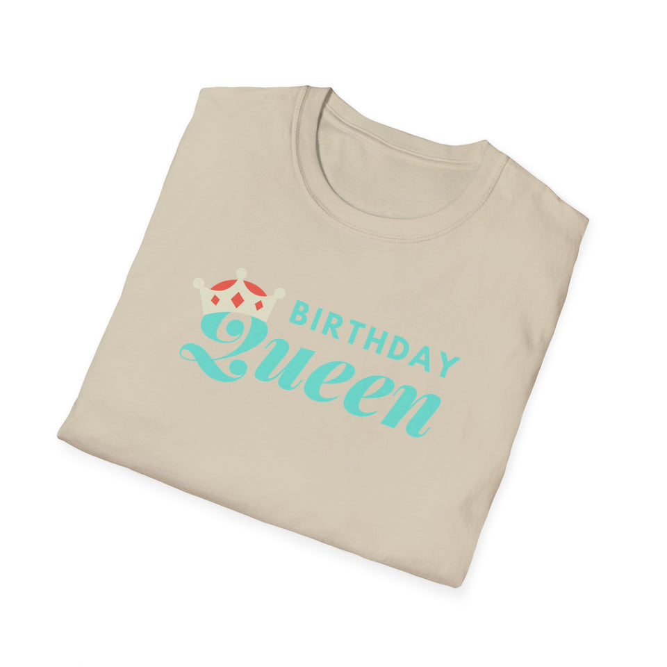 Birthday Queen Unisex Softstyle T-Shirt - Celebrate in Style!