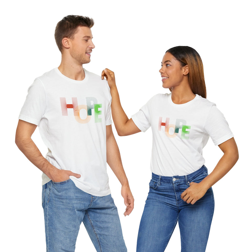 Unisex Hope Graphic Tee - Positive Vibes T-Shirt