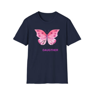 Best Daughter Butterfly Unisex Softstyle T-Shirt