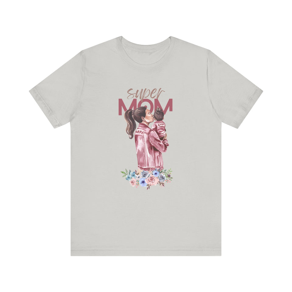 Super Mom Unisex Short Sleeve Tee - Ideal Gift for Mother's Day & Everyday Wear