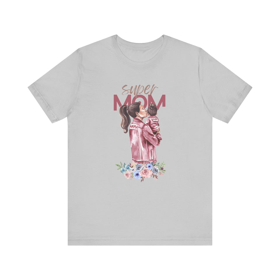 Super Mom Unisex Short Sleeve Tee - Ideal Gift for Mother's Day & Everyday Wear