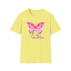 Best Daughter Butterfly Unisex Softstyle T-Shirt