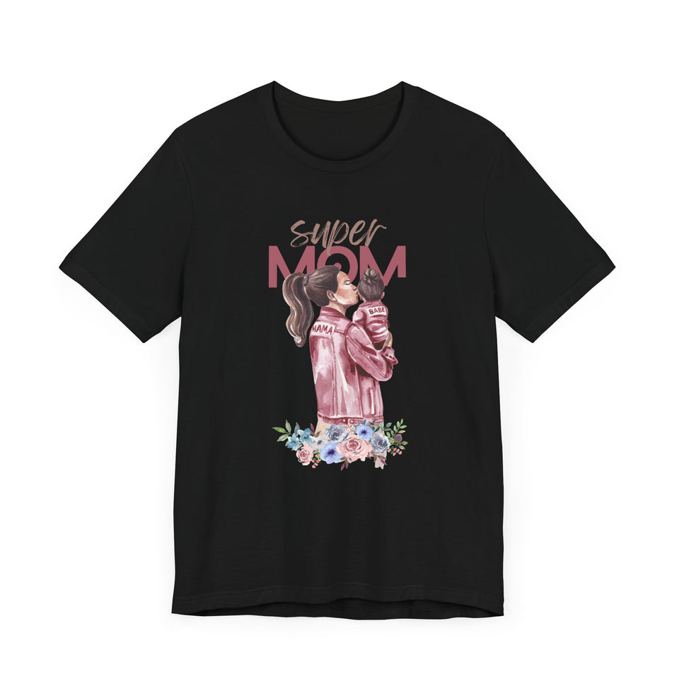 Super Mom Unisex Short Sleeve Tee - Ideal Gift for Mother's Day & Everyday Wear