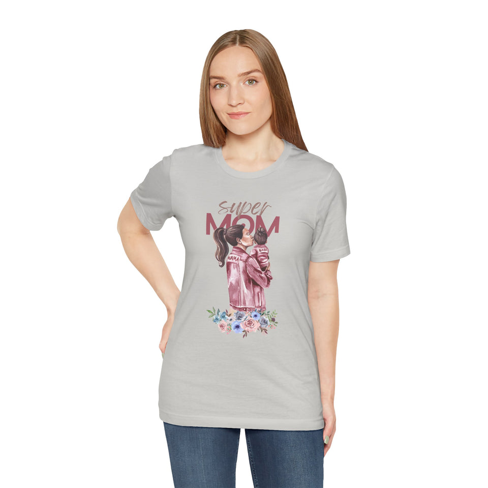 Super Mom Unisex Short Sleeve Tee - Ideal Gift for Mother's Day & Everyday Wear